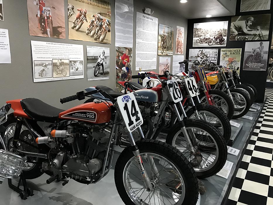 vintage harley flat tracker